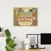 Morning Journal-Poster Poster (Thuiskantoor)