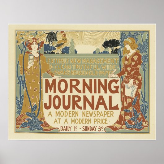 Morning Journal-Poster Poster (Voorkant)