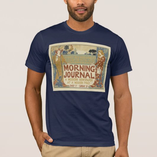 Morning Journal-Poster T-shirt (Voorkant)
