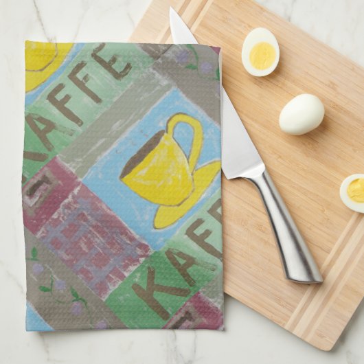 Morning Kaffe Theedoek (Quarter Fold)