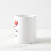 Morning Kisses, Evening Hugs - Sweet Romantic Mug Koffiemok (Center)