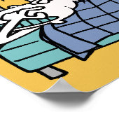 Morning klinkt als rouwende Funny Poster Sign (Hoek)