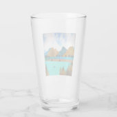 Morning Lake Rower Glas (Achterkant)