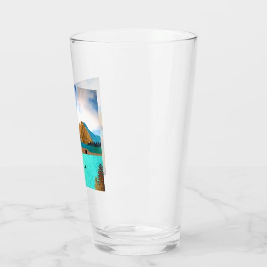 Morning Lake Rower Glas (Links)