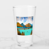 Morning Lake Rower Glas (Voorkant)