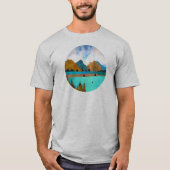 Morning Lake Rower T-shirt (Voorkant)