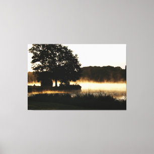 Morning Lake Scene 60x40 (150x100cm) Canvas Afdruk