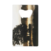 Morning Lake Scene bocnm Creditkaart Flessenopener (Achterkant)