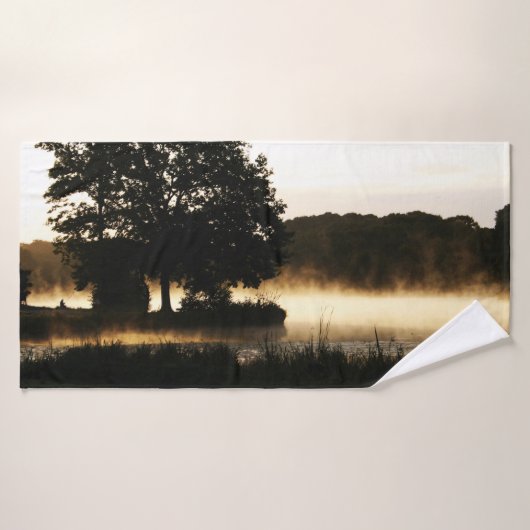 Morning Lake Scene btcna Bad Handdoek (Badhanddoek)