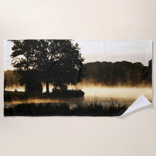 Morning Lake Scene btcna Strandlaken (Voorkant)