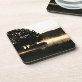 Morning Lake Scene coastercna Bier Onderzetter (Linkerzijde)