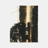 Morning Lake Scene FBCNA Fleece Deken (Voorkant)