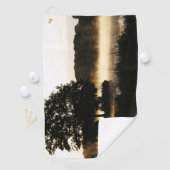 Morning Lake Scene gtcnm Golfhanddoek (Insitu)