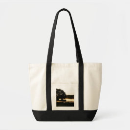 Morning Lake Scene in Tote Bag