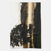 Morning Lake Scene KTM Theedoek (Verticaal)