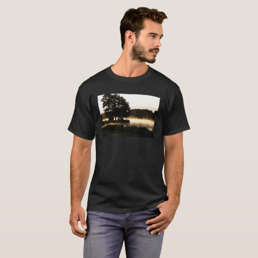 Morning Lake Scene mccnm T-shirt (Voorkant volledig)
