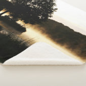 Morning Lake Scene sbcnm Sherpa Deken (3/4)