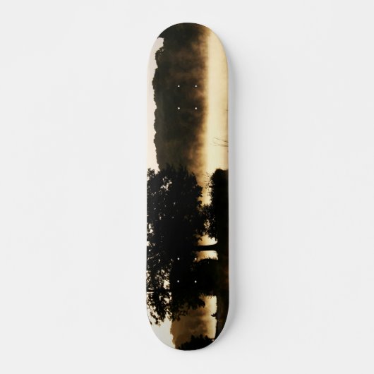 Morning Lake Scene SdCna Persoonlijk Skateboard (Voorkant)