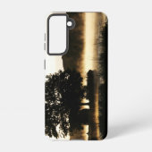 Morning Lake Scene Sgcnm Samsung Galaxy Hoesje (Achterkant)