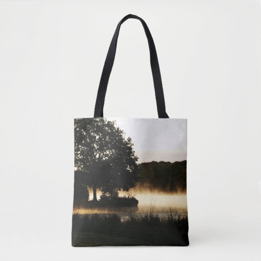 Morning Lake Scene stcnm Tote Bag (Voorkant)