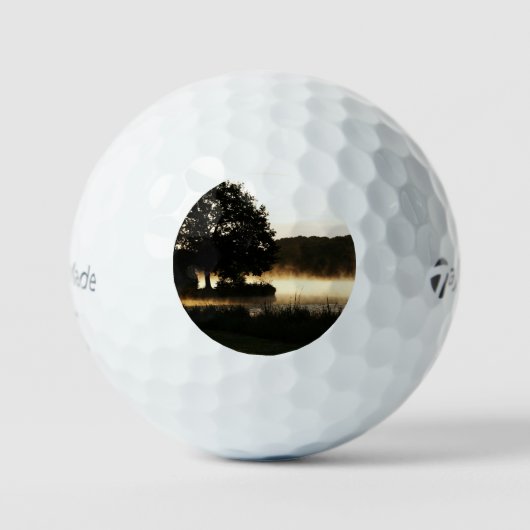 Morning Lake Scene tmtp5 gbcnm Golfballen (Voorkant)