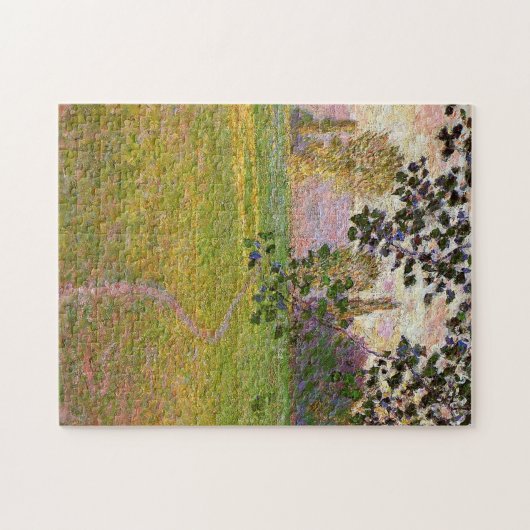 Morning Landscape Giverny Monet Fine Art Legpuzzel (Horizontaal)