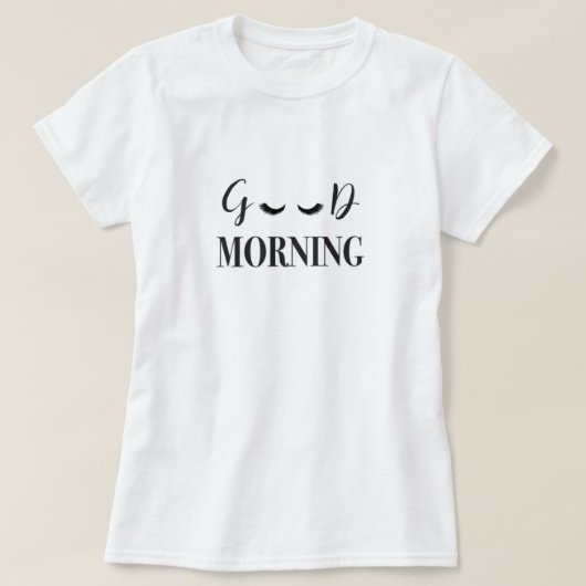 Morning Lashes Artiest T-shirt (Design voorkant)