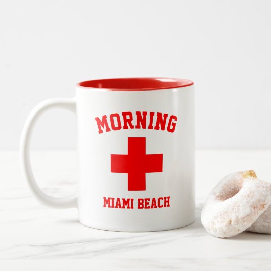 Morning Lifesaver Personaliseer de Mok van koffie (Met donut)