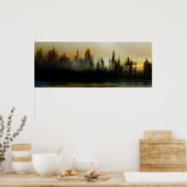 Morning Light - Alert Bay Poster (Keuken)