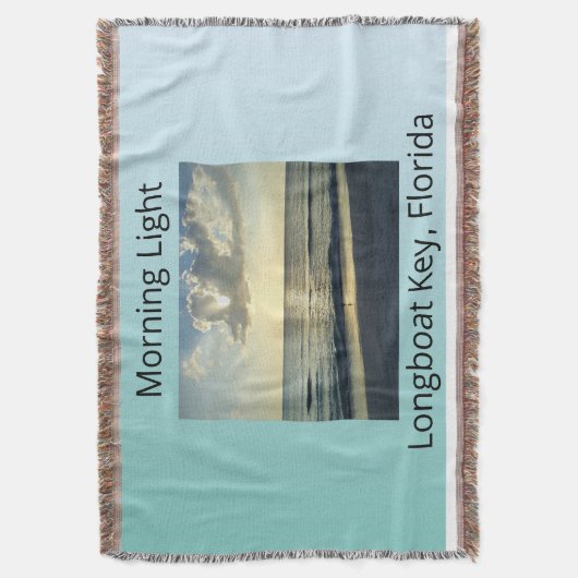 Morning Light Coastal Serenity Deken (Voorkant Verticaal)