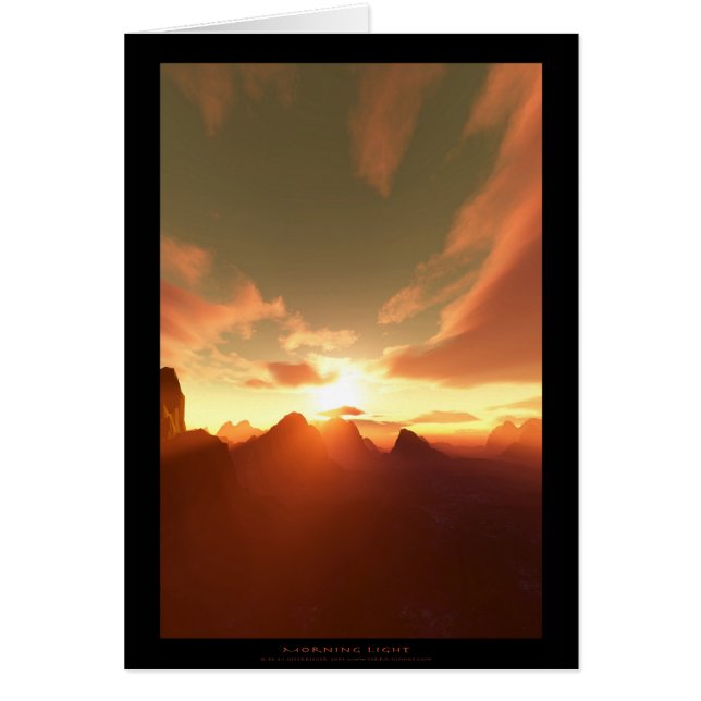 Morning Light (kaart) (Voorkant)