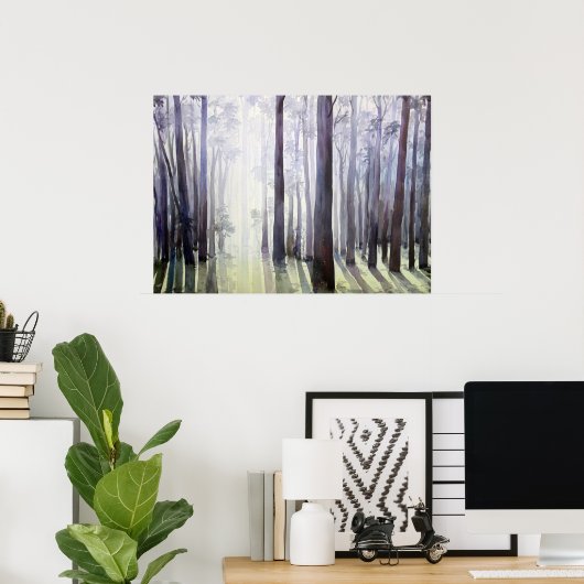 Morning Light Poster (Thuiskantoor)