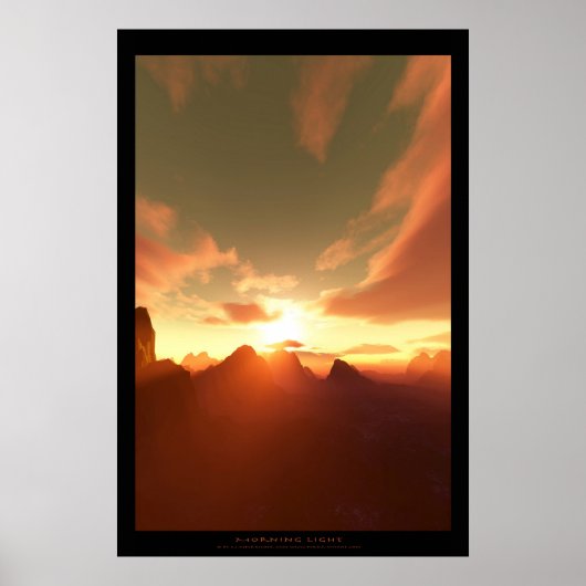 Morning Light Poster (Voorkant)