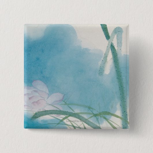 Morning Light Vierkante Button 5,1 Cm (Voorkant)