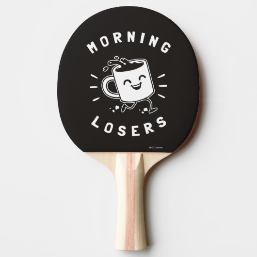 Morning Losers Tafeltennisbatje (Achterkant)
