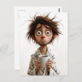 Morning Madness: koffie eerst, vragen later Briefkaart (Voorkant / Achterkant)