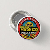 Morning Madness Polka Show Button (Voorkant /achterkant)