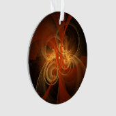 Morning Magic Abstract Art Acrylcirkel Ornament (voorkant)