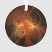 Morning Magic Abstract Art Acrylcirkel Ornament (achterkant)