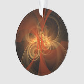 Morning Magic Abstract Art Acrylcirkel Ornament (voorkant)