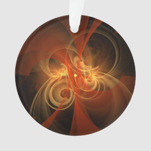 Morning Magic Abstract Art Acrylcirkel Ornament