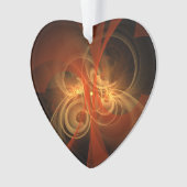 Morning Magic Abstract Art Acrylhart Ornament (voorkant)