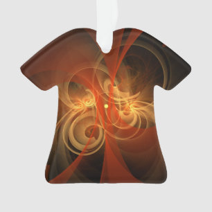 Morning Magic Abstract Art AcrylShirt Ornament