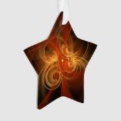 Morning Magic Abstract Art Acrylster Ornament (voorkant)