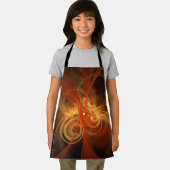 Morning Magic Abstract Art Apron Schort (Insitu)