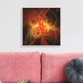 Morning Magic Abstract Art Black en White Canvas Afdruk (Insitu (Woonkamer))