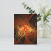 Morning Magic Abstract Art Briefkaart (Staand voorkant)