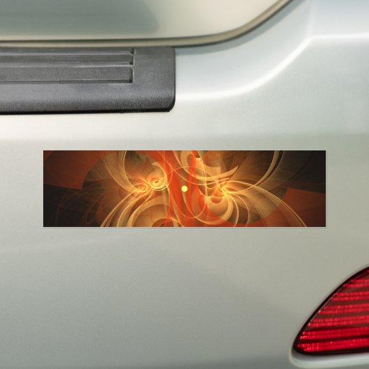 Morning Magic Abstract Art Bumpersticker (Op auto)