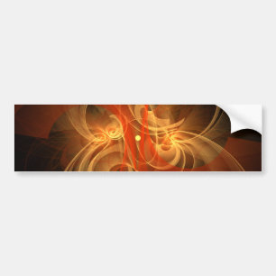 Morning Magic Abstract Art Bumpersticker