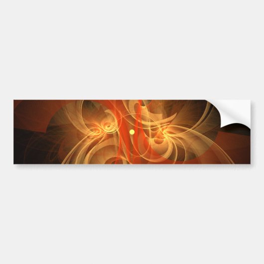 Morning Magic Abstract Art Bumpersticker (Voorkant)